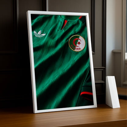 Cadre Photo Maillot Algérie – Domicile Coupe du Monde 2026 TonCadre