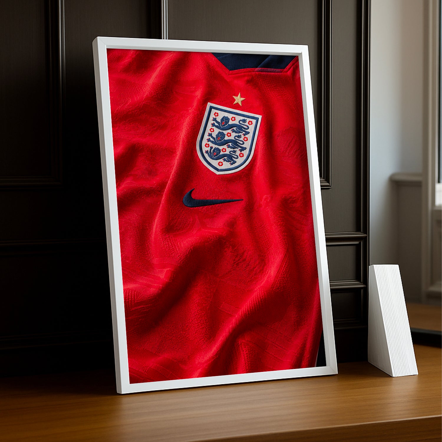 Cadre Photo Maillot Angleterre – Extérieur Coupe du Monde 2026 TonCadre