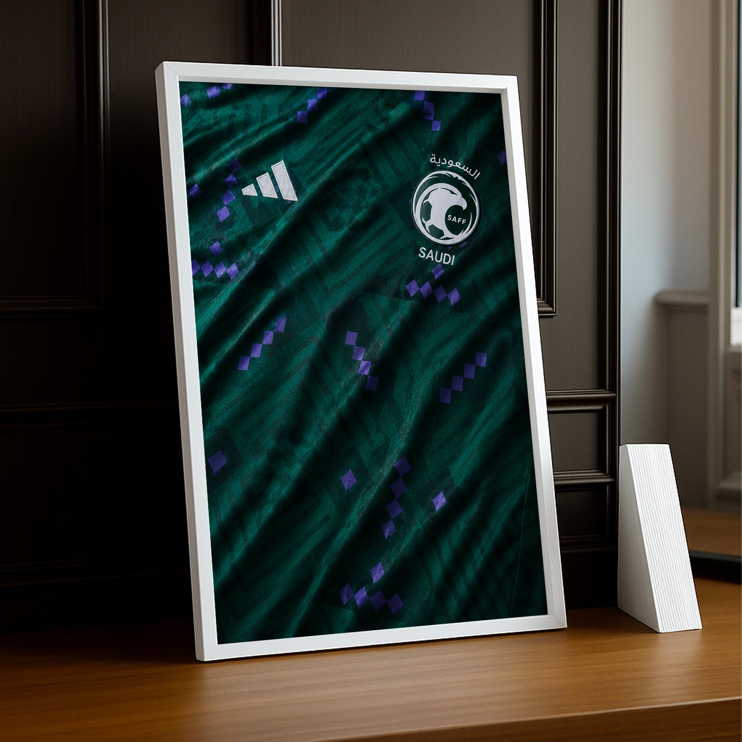 Cadre Photo Maillot Arabie Saoudite – Domicile Coupe du Monde 2026 TonCadre