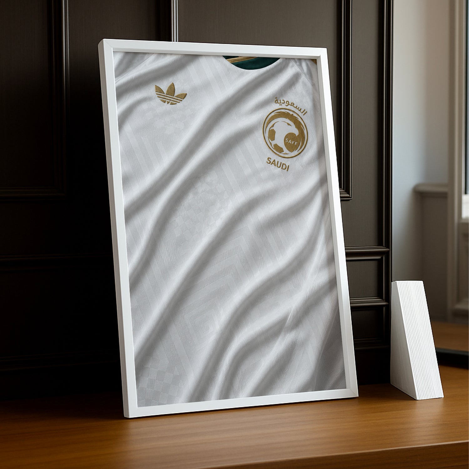 Cadre Photo Maillot Arabie Saoudite – Extérieur Coupe du Monde 2026 TonCadre