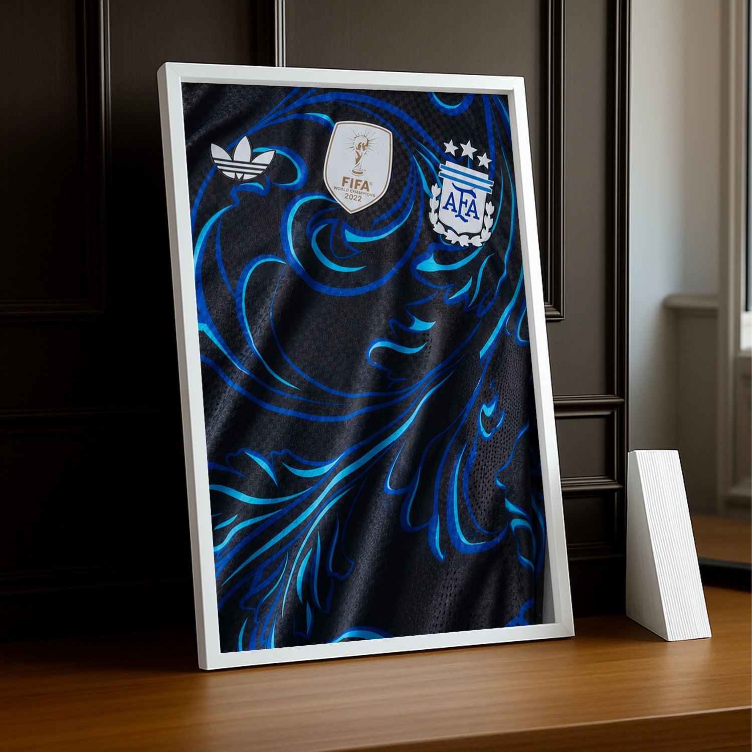 Cadre Photo Maillot Argentine – Extérieur Coupe du Monde 2026 TonCadre
