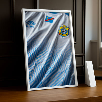 Cadre Photo Maillot Congo – Extérieur Coupe du Monde 2026 TonCadre