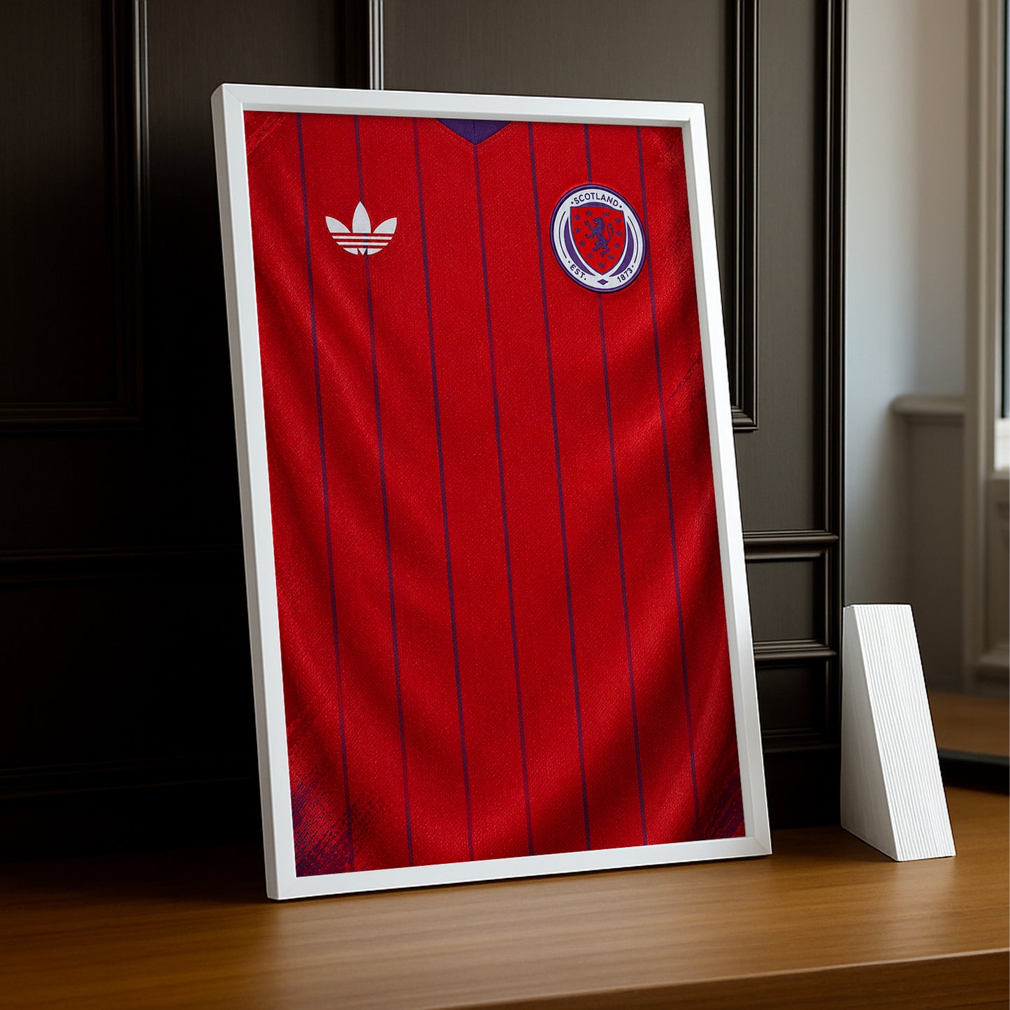 Cadre Photo Maillot Écosse – Extérieur Coupe du Monde 2026 TonCadre
