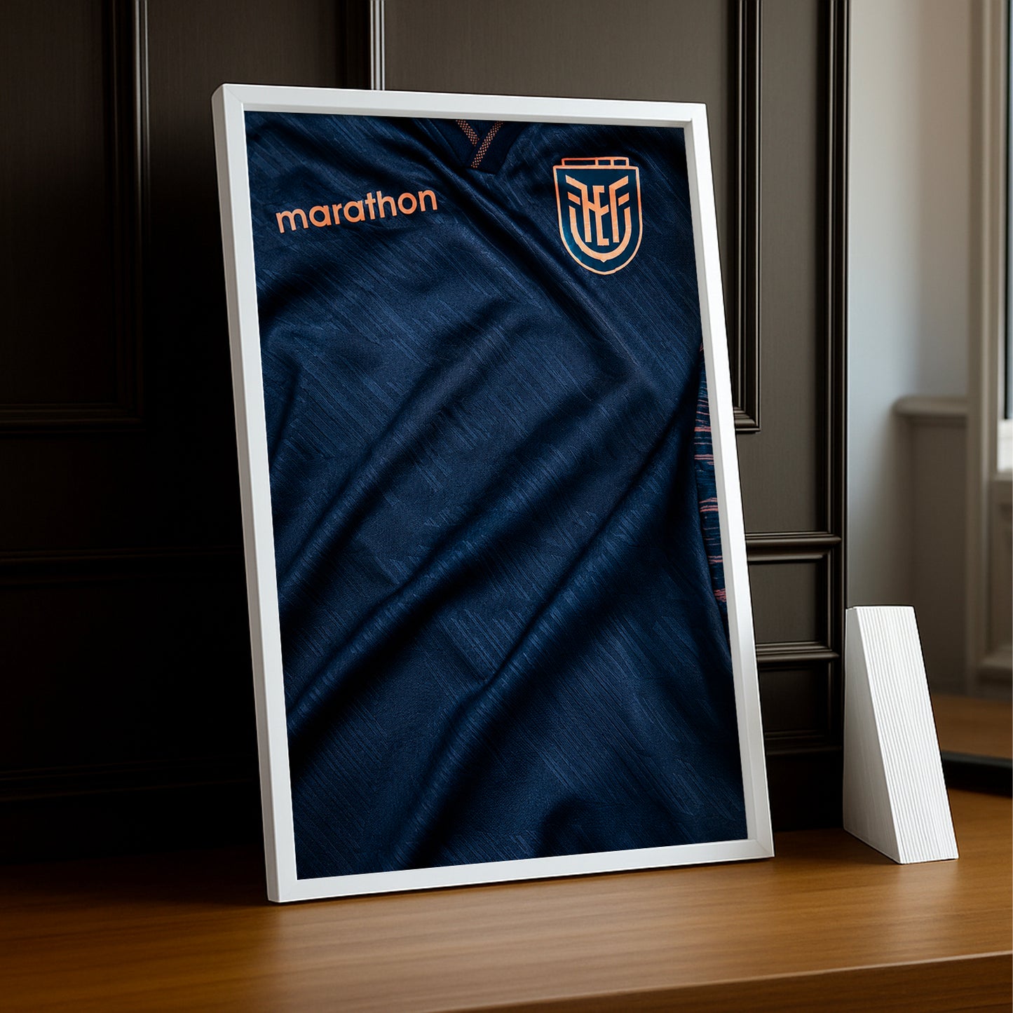 Cadre Photo Maillot Équateur – Extérieur Coupe du Monde 2026 TonCadre