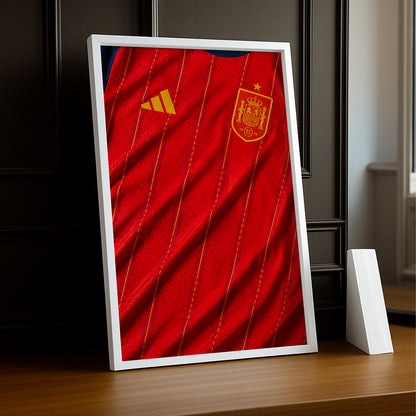 Cadre Photo Maillot Espagne – Domicile Coupe du Monde 2026 TonCadre