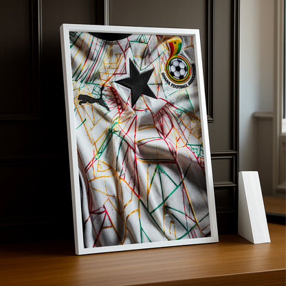 Cadre Photo Maillot Ghana – Domicile Coupe du Monde 2026 TonCadre