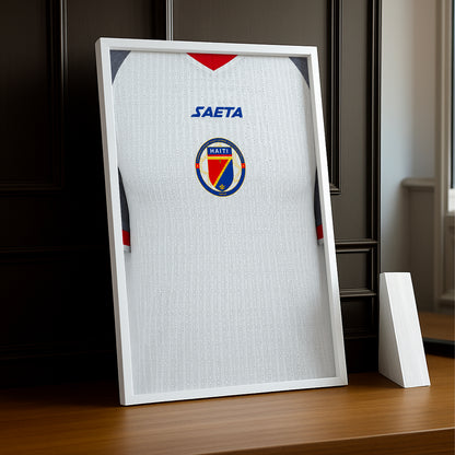 Cadre Photo Maillot Haïti – Extérieur Coupe du Monde 2026 TonCadre