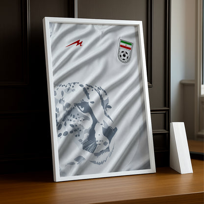 Cadre Photo Maillot Iran – Domicile Coupe du Monde 2026 TonCadre