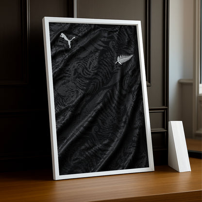 Cadre Photo Maillot Nouvelle-Zélande – Domicile Coupe du Monde 2026 TonCadre