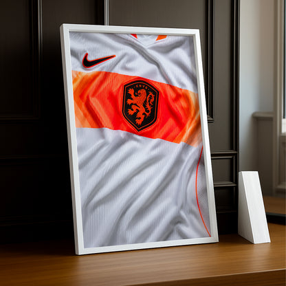 Cadre Photo Maillot Pays-Bas – Extérieur Coupe du Monde 2026 TonCadre