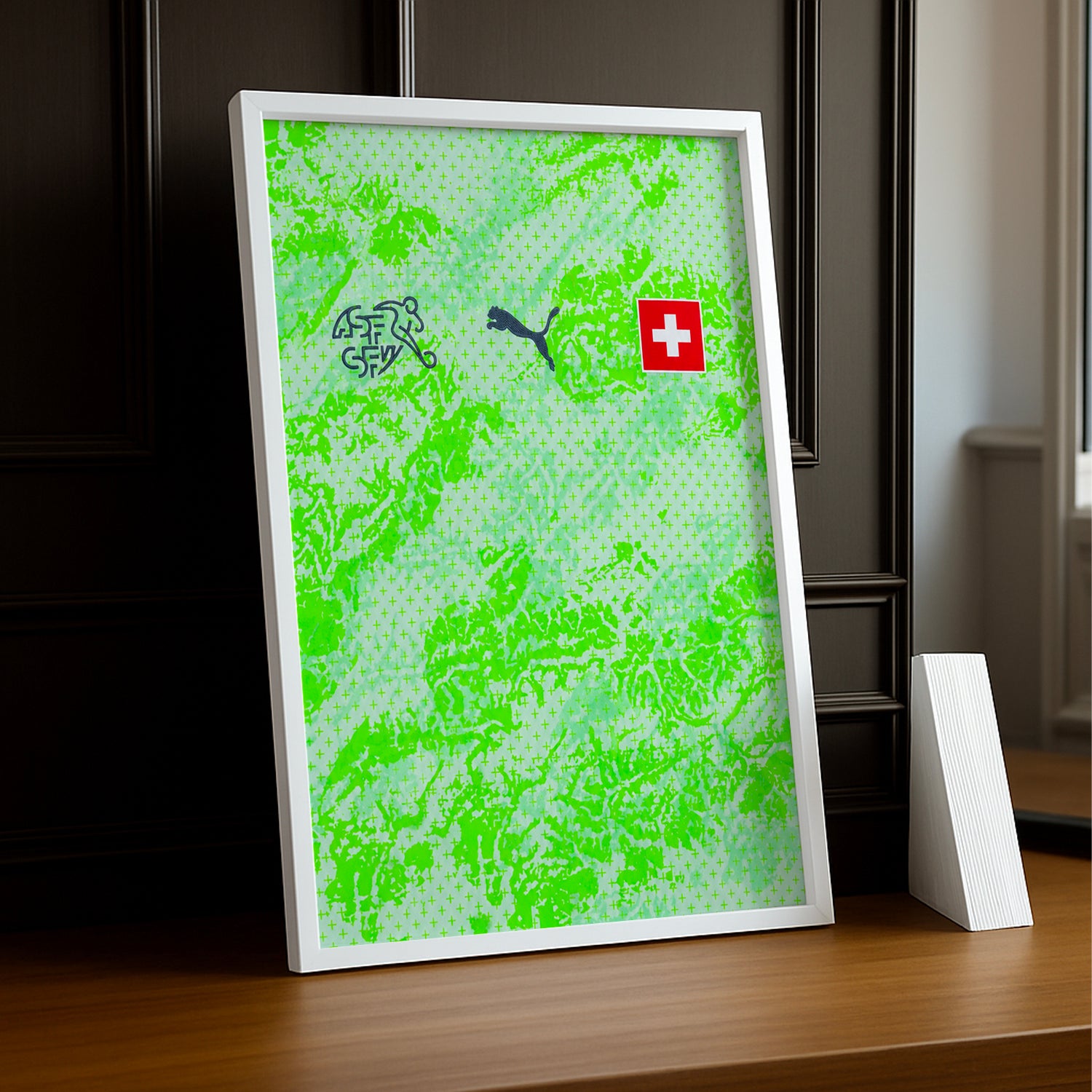 Cadre Photo Maillot Suisse – Extérieur Coupe du Monde 2026 TonCadre