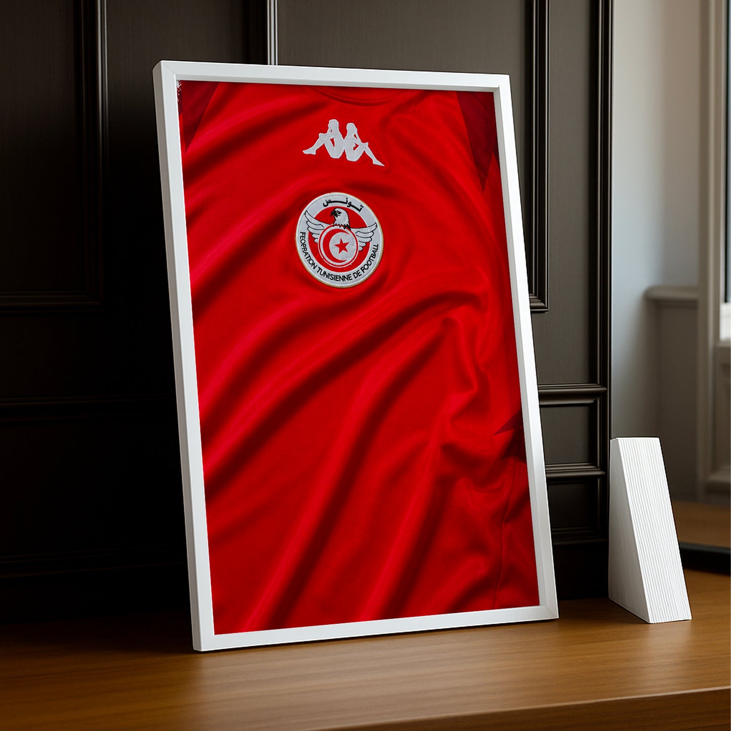 Cadre Photo Maillot Tunisie – Domicile Coupe du Monde 2026 TonCadre