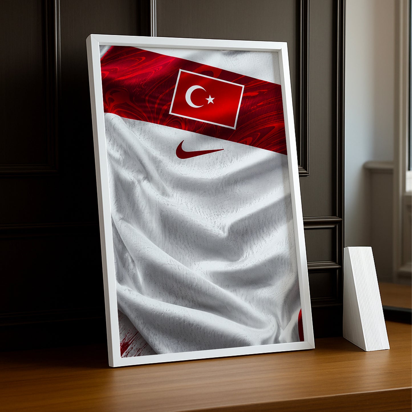 Cadre Photo Maillot Turquie – Extérieur Coupe du Monde 2026 TonCadre