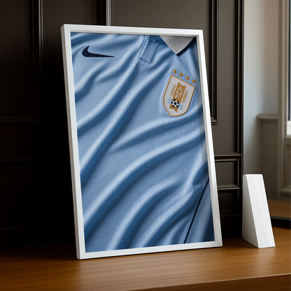 Cadre Photo Maillot Uruguay – Domicile Coupe du Monde 2026 TonCadre