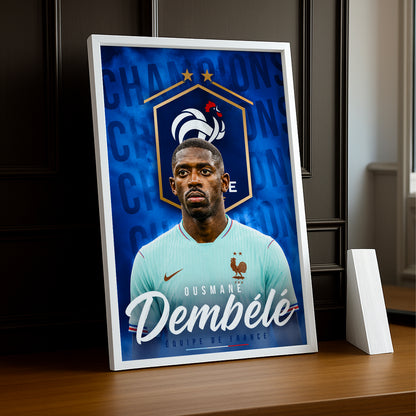 Cadre Photo Ousmane Dembélé – Équipe de France TonCadre