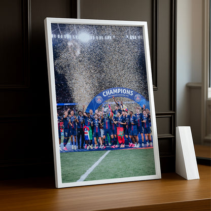 Cadre Photo PSG – Célébration Officielle Champions League Final 2026 | Toute l'Équipe TonCadre