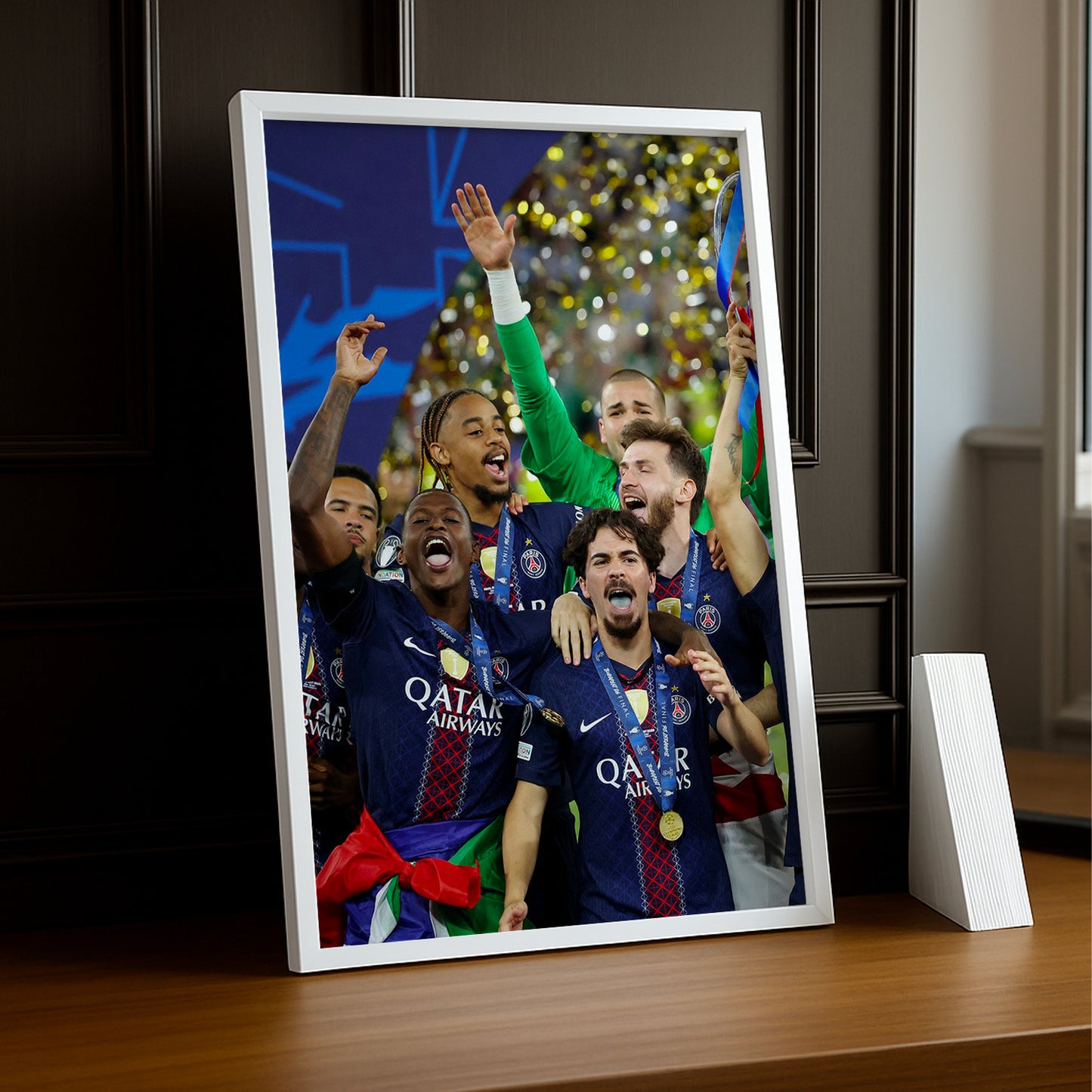 Cadre Photo PSG – Joie Collective Champions League 2026 | Célébration Équipe TonCadre