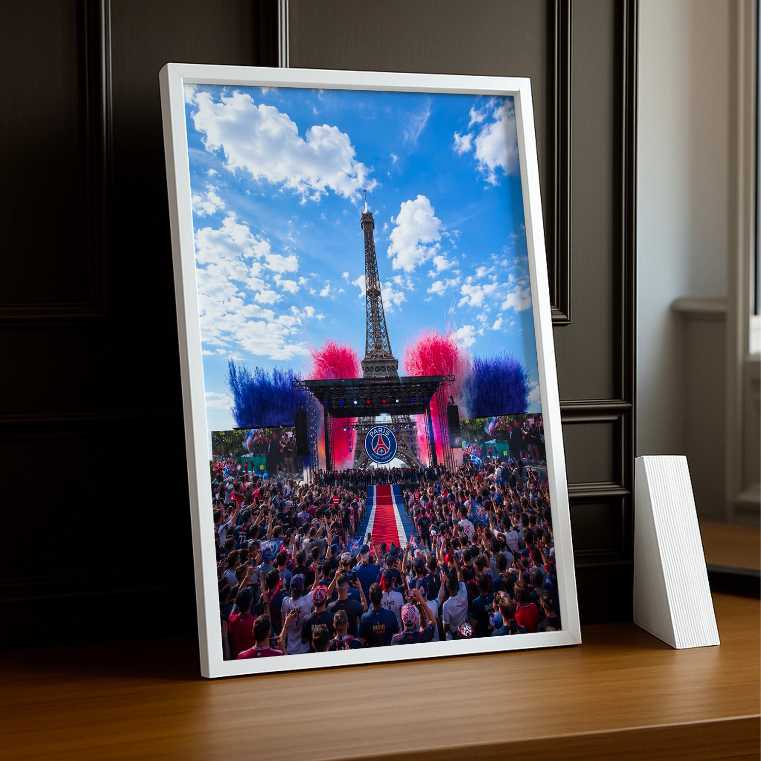 Cadre Photo PSG – Parade Tour Eiffel Champions League 2026 | Fête des Champions TonCadre