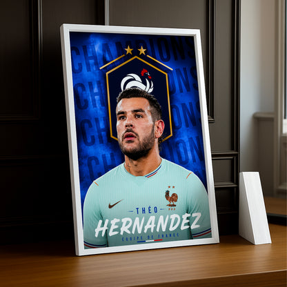 Cadre Photo Théo Hernandez – Équipe de France TonCadre