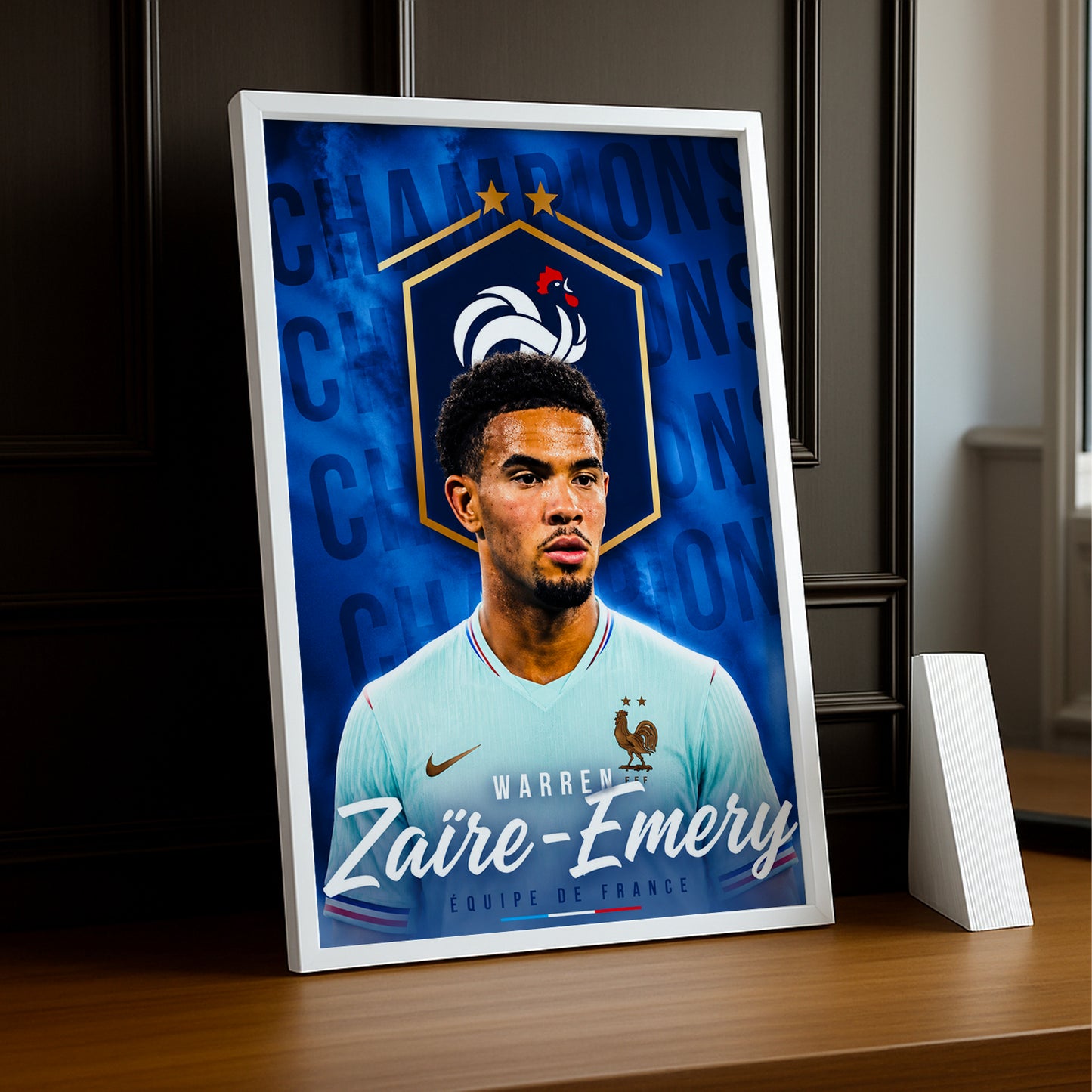 Cadre Photo Warren Zaïre-Emery – Équipe de France TonCadre