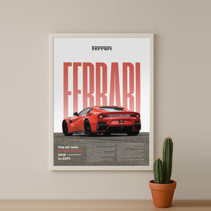 Poster Voitures - Ferrari F12 TDF