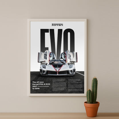 Poster Voitures - Ferrari FXX-K EVO