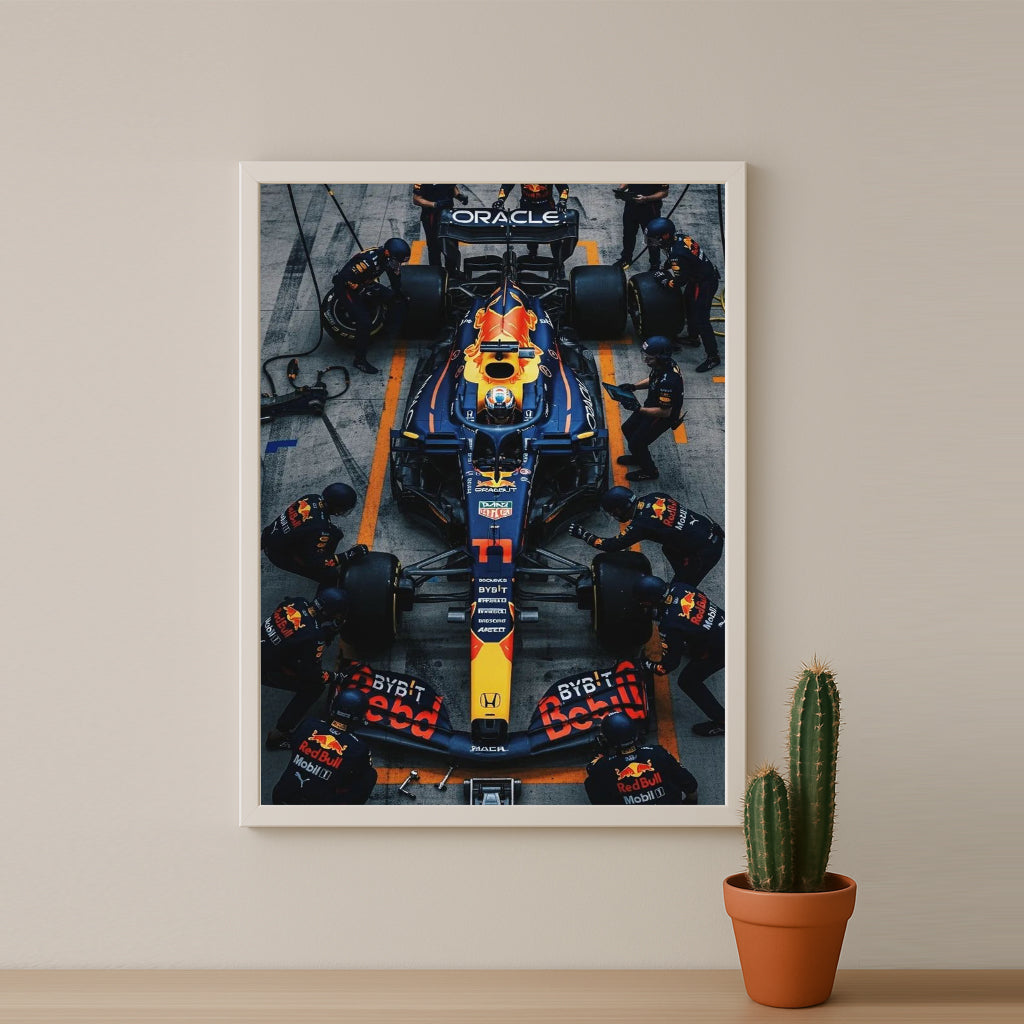 Poster encadrée Formule 1 - Redbull