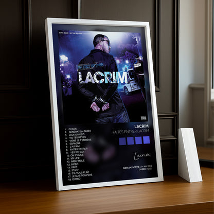 Cadre Photo Lacrim - Faites entrer Lacrim