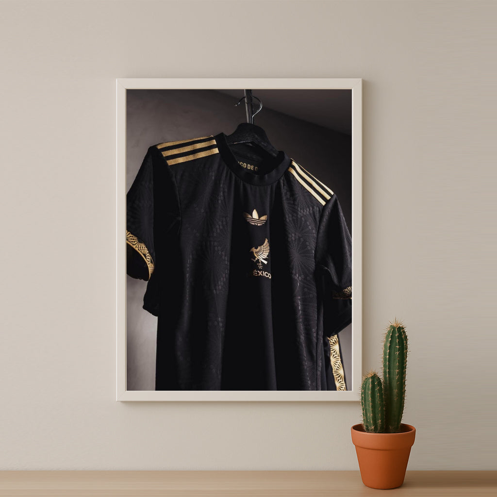 Poster Maillot Football - Mexico 2025-2026