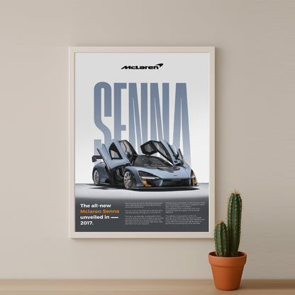 Poster Voitures - McLaren Senna