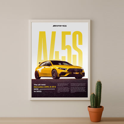 Poster Voitures - Mercedes A45s