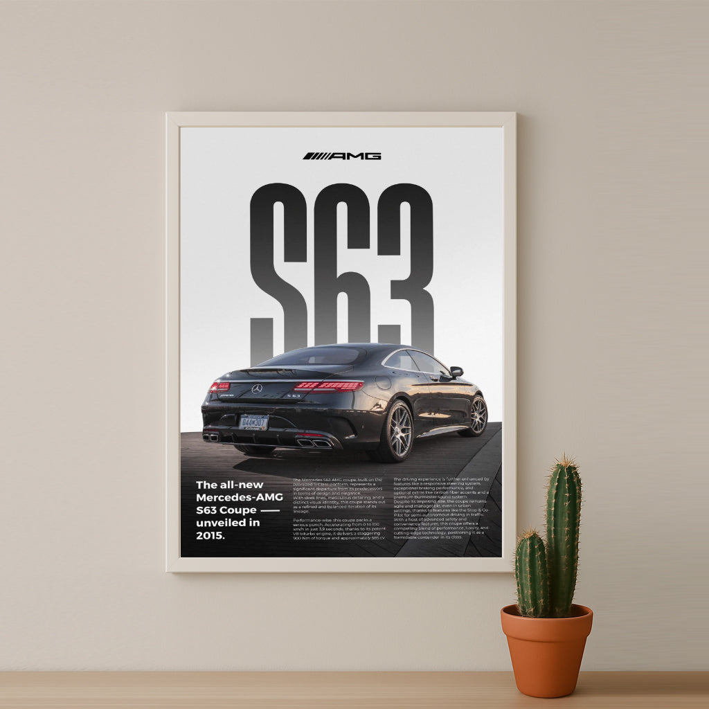 Poster Voitures - Mercedes AMG S63