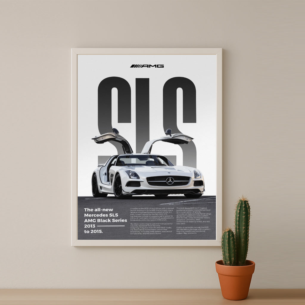 Poster Voitures - Mercedes SLS AMG Black Series