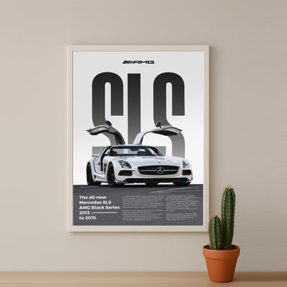Poster Voitures - Mercedes SLS AMG Black Series