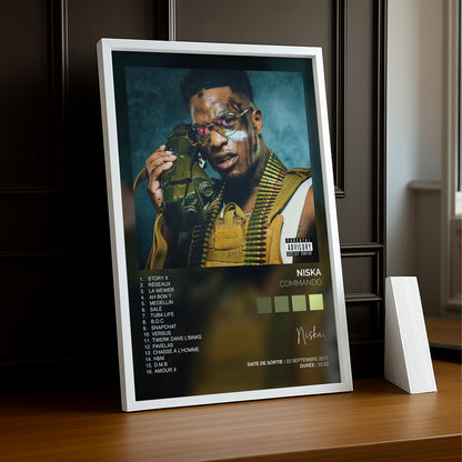 Cadre photo Niska - Commando