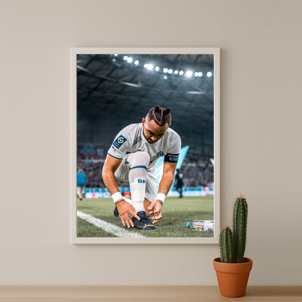 Poster encadrée Olympique de Marseille - Dimitri Payet