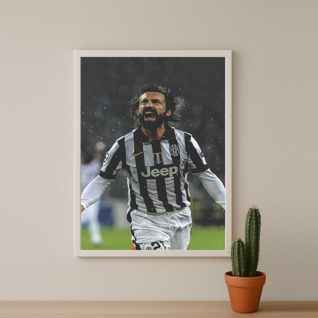 Poster encadrée Juventus - Pirlo