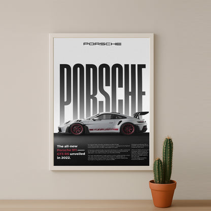 Poster Voitures - Porsche 911 GT3 RS