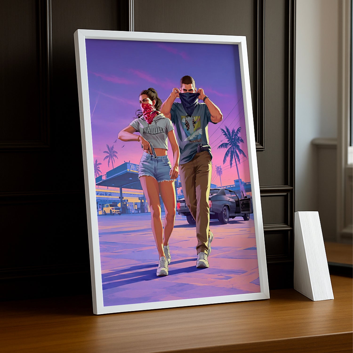 Poster Grand Theft Auto VI – Lucia & Jason Encadré TonCadre