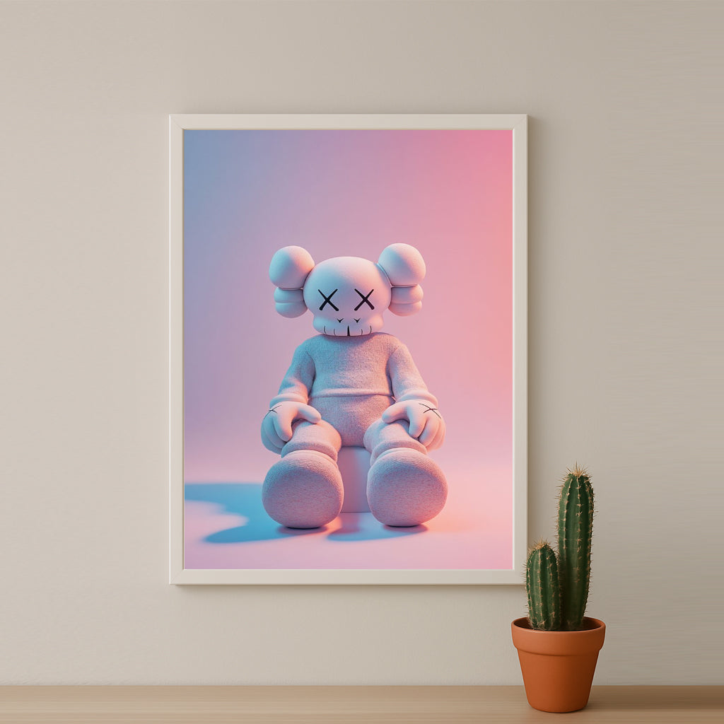 Poster Kaws - Companion Rose