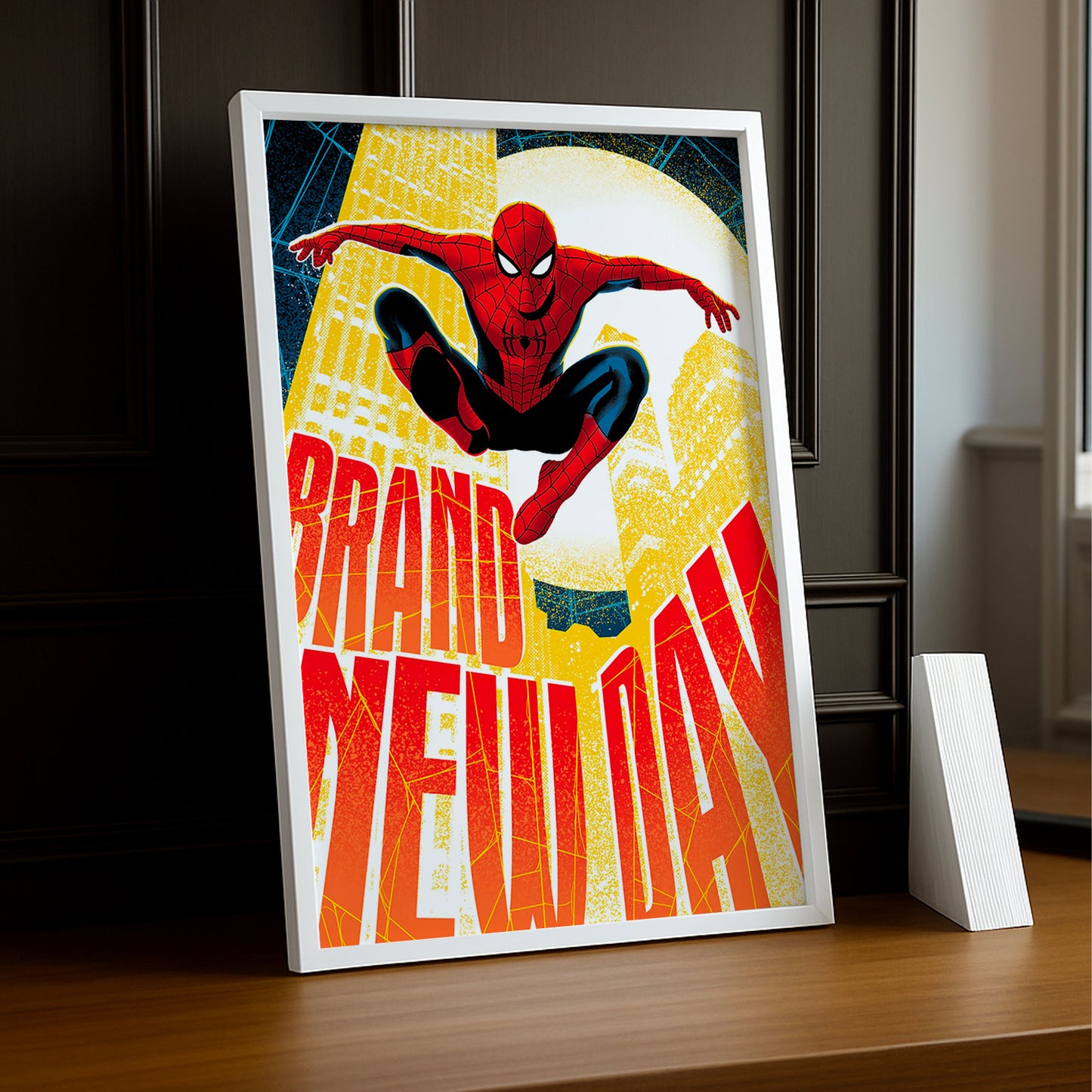 Cadre Photo Spider-Man Brand New Day Dessin – Poster Encadrée Marvel 2026 TonCadre