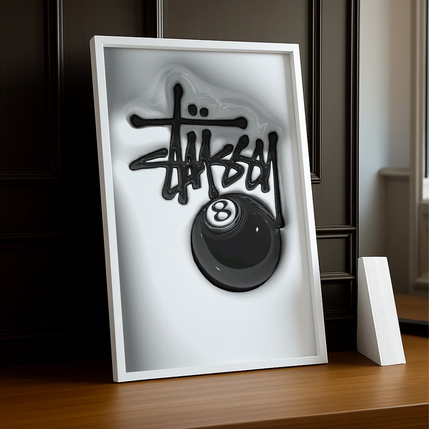 Cadre photo Stüssy 8 logo