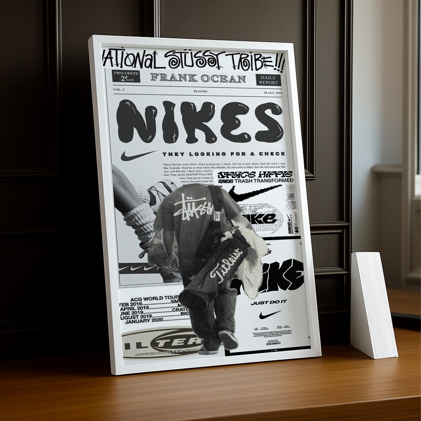 Cadre photo Stüssy x Nike