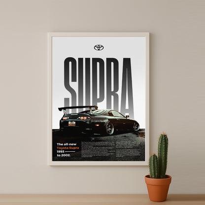 Poster Voitures - Toyota Supra
