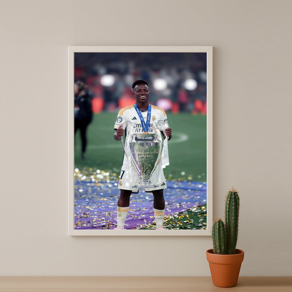Poster encadrée Real Madrid - Vinicius Junior LDC