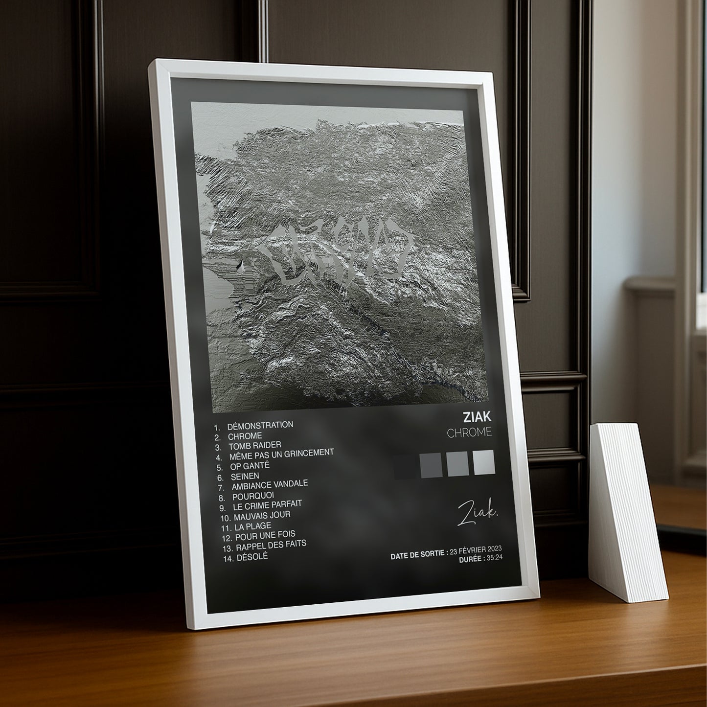 Cadre Photo Ziak - Chrome