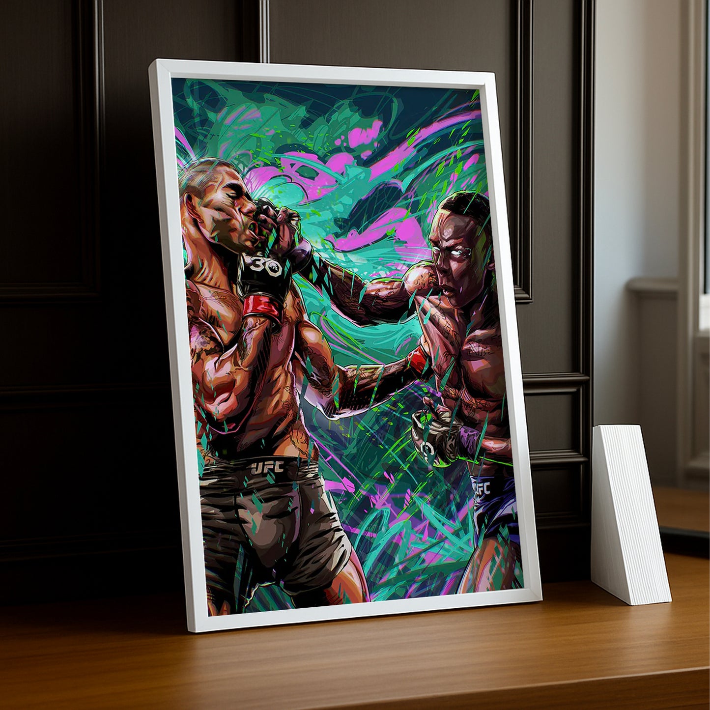 Cadre photo UFC - Perreira vs Adesanya