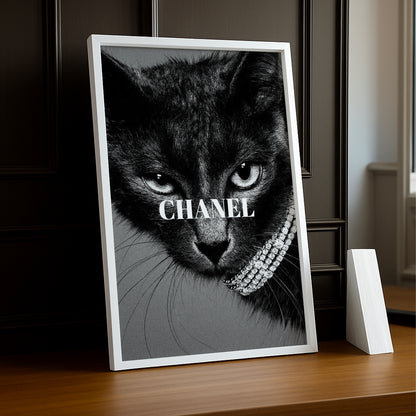 Cadre photo Chanel - Chaton