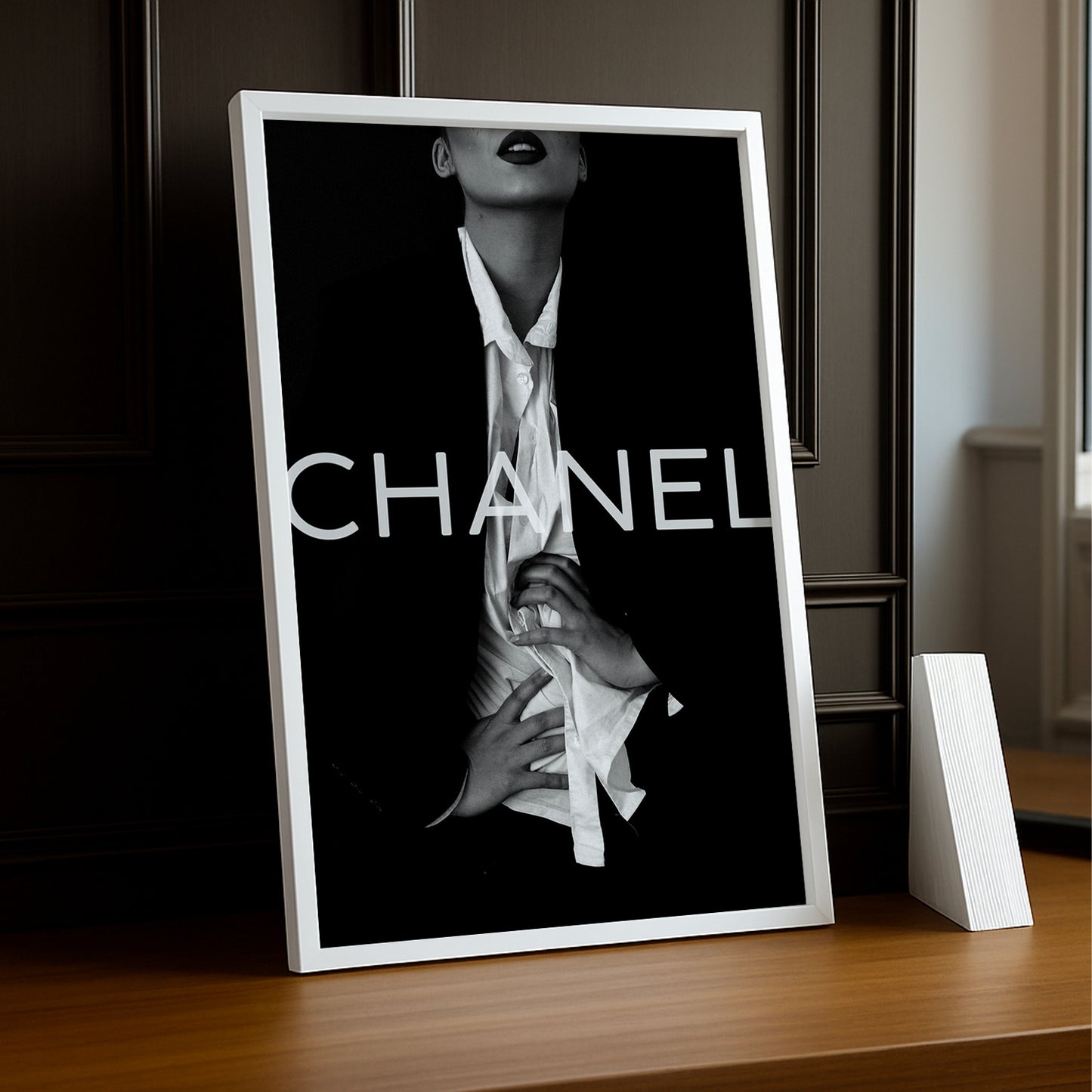 Cadre photo Chanel logo