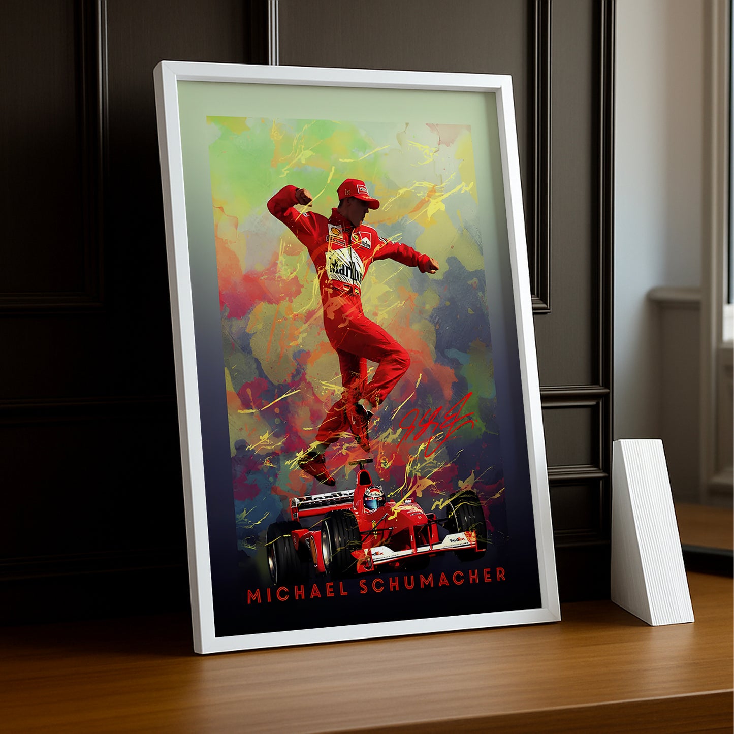 Cadre photo Michael Schumacher Formule 1